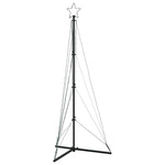 Hideg fehér LED karácsonyfa 363 LED 182 cm 6