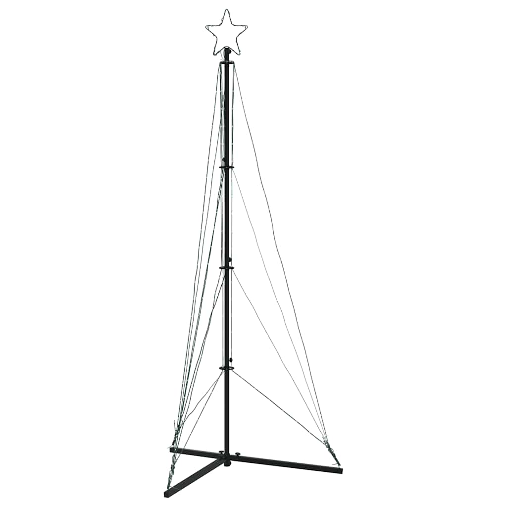Hideg fehér LED karácsonyfa 363 LED 182 cm 6