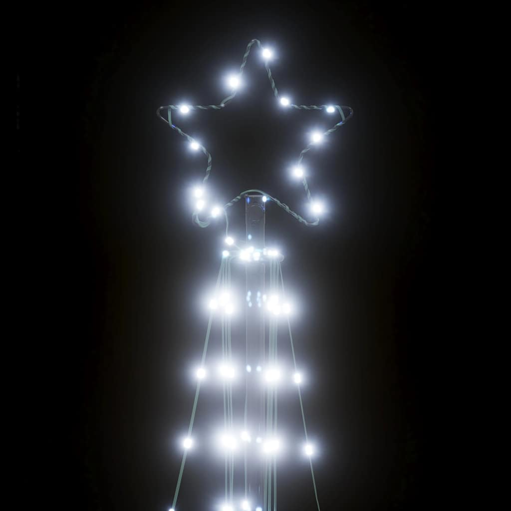 Hideg fehér LED karácsonyfa 363 LED 182 cm 10