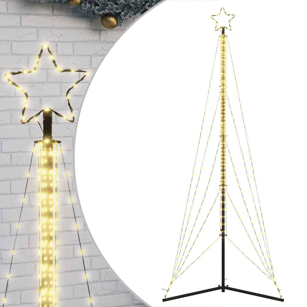 Meleg fehér LED karácsonyfa 525 LED 302 cm 2
