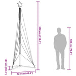 Meleg fehér LED karácsonyfa 525 LED 302 cm 12