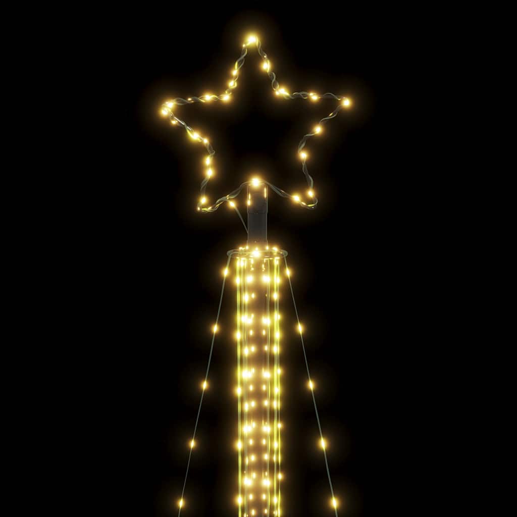 Meleg fehér LED karácsonyfa 525 LED 302 cm 10