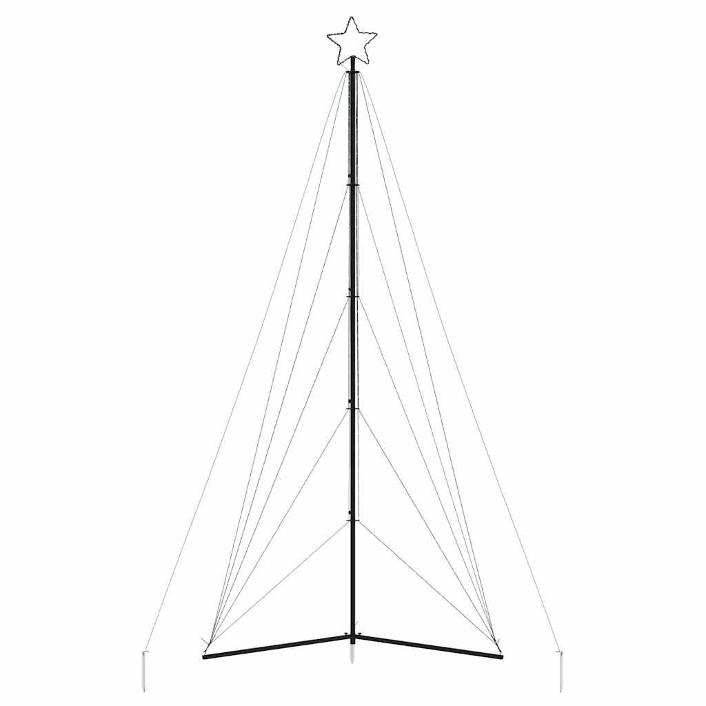 Hideg fehér LED karácsonyfa 615 LED 404,5 cm 5