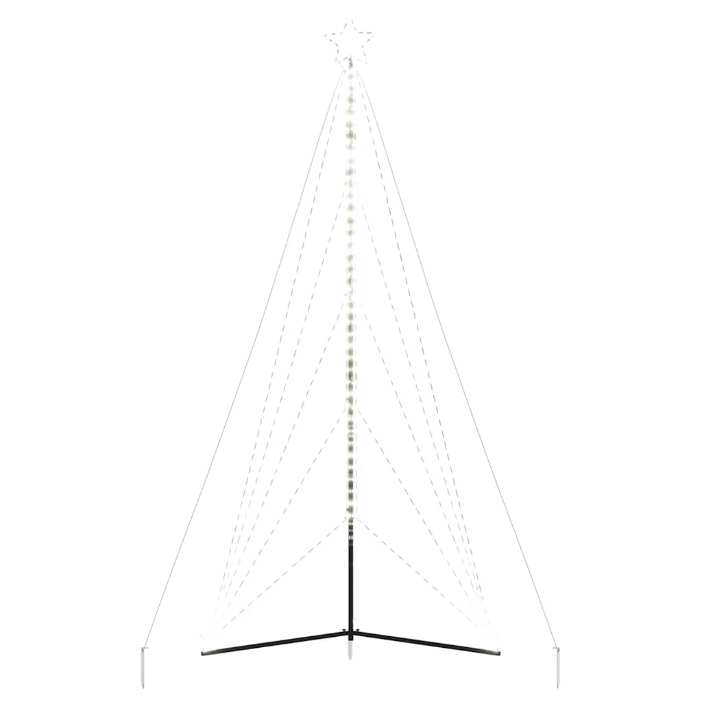Hideg fehér LED karácsonyfa 615 LED 404,5 cm 6