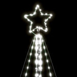 Hideg fehér LED karácsonyfa 615 LED 404,5 cm 10