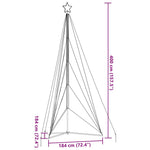 Hideg fehér LED karácsonyfa 615 LED 404,5 cm 11