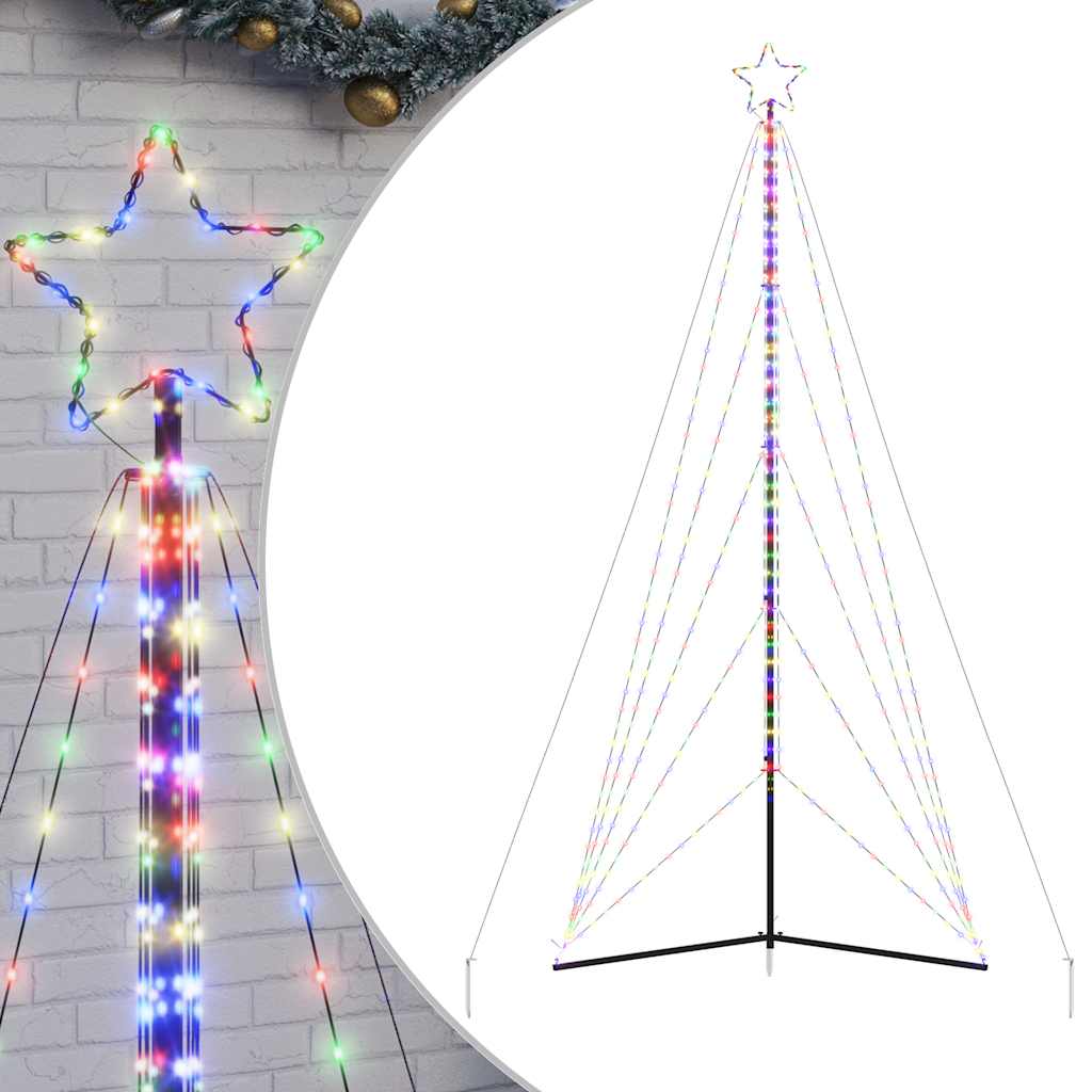 Színes LED karácsonyfa 615 LED 404,5 cm 2
