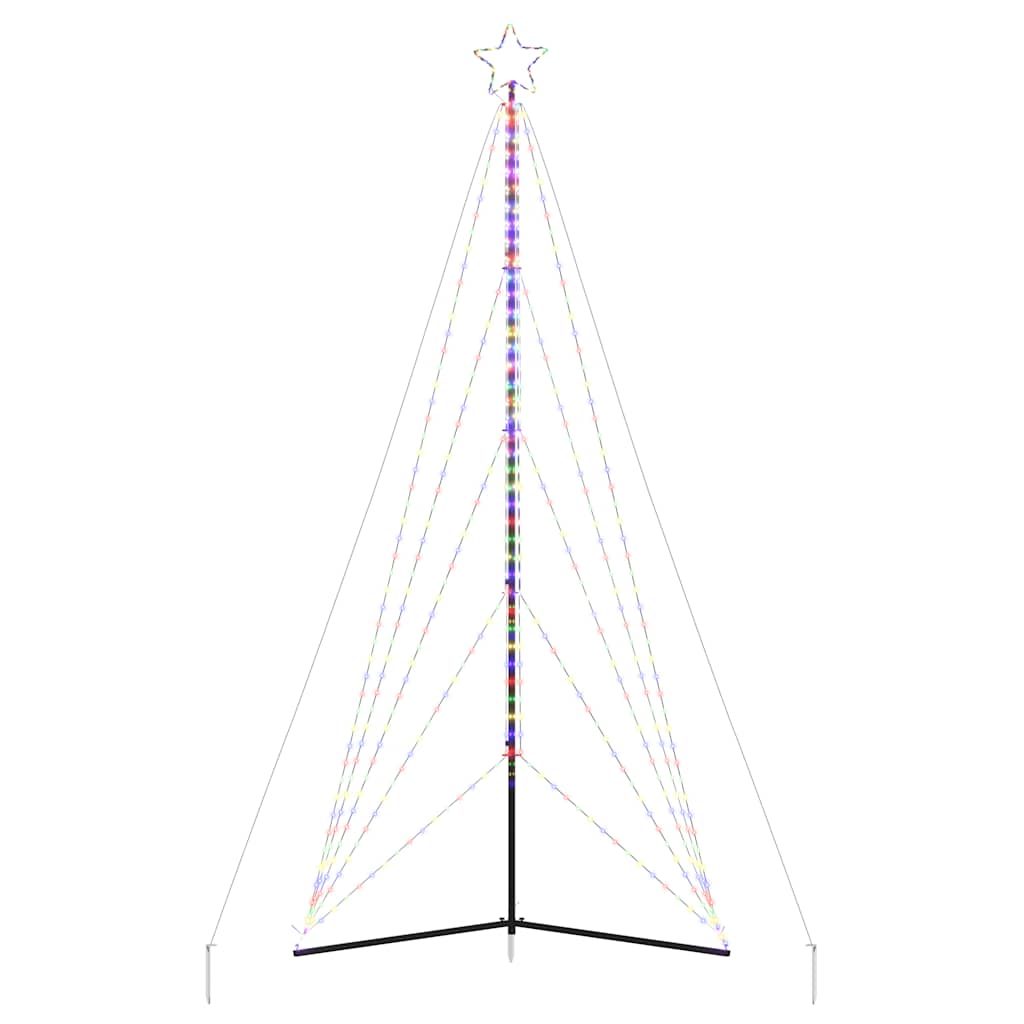 Színes LED karácsonyfa 615 LED 404,5 cm 6