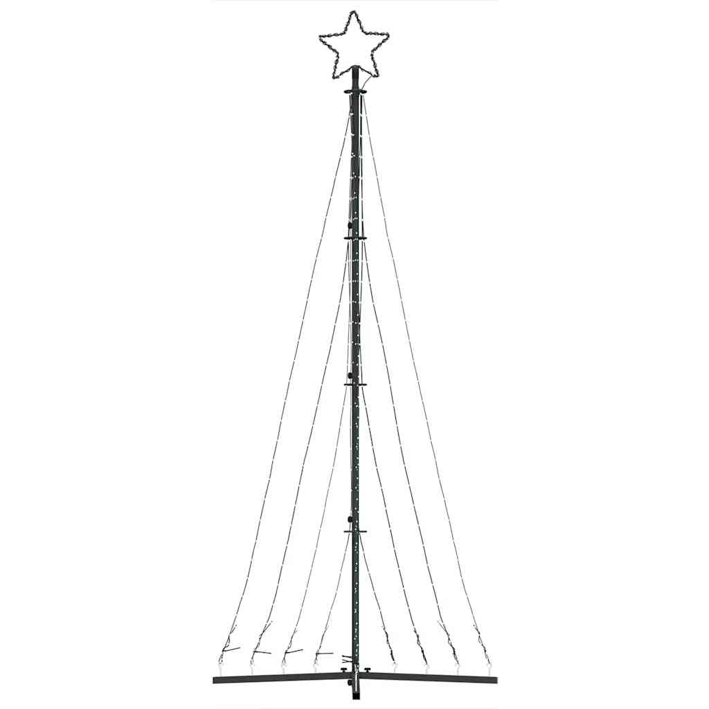 Színes LED karácsonyfa 447 LED 250 cm 5