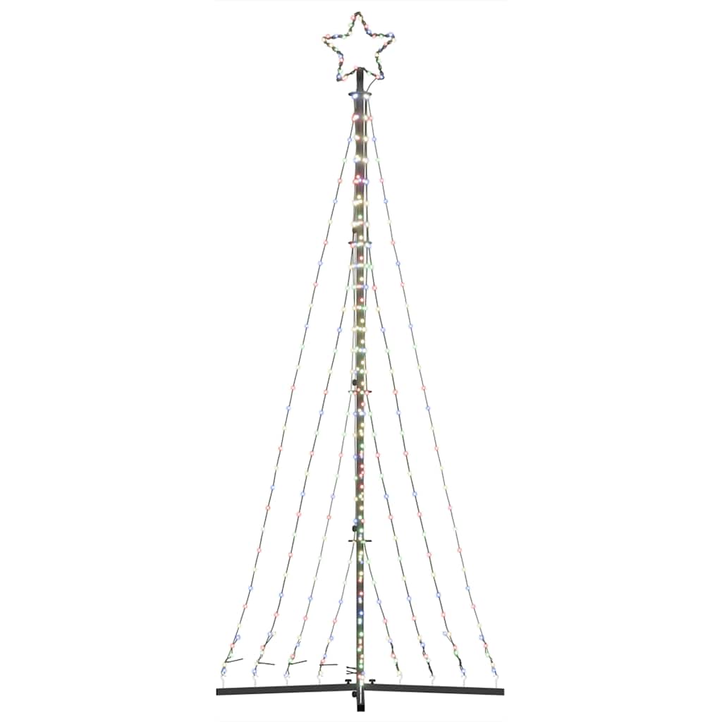 Színes LED karácsonyfa 447 LED 250 cm 6