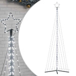 Hideg fehér LED karácsonyfa 495 LED 300,5 cm 2