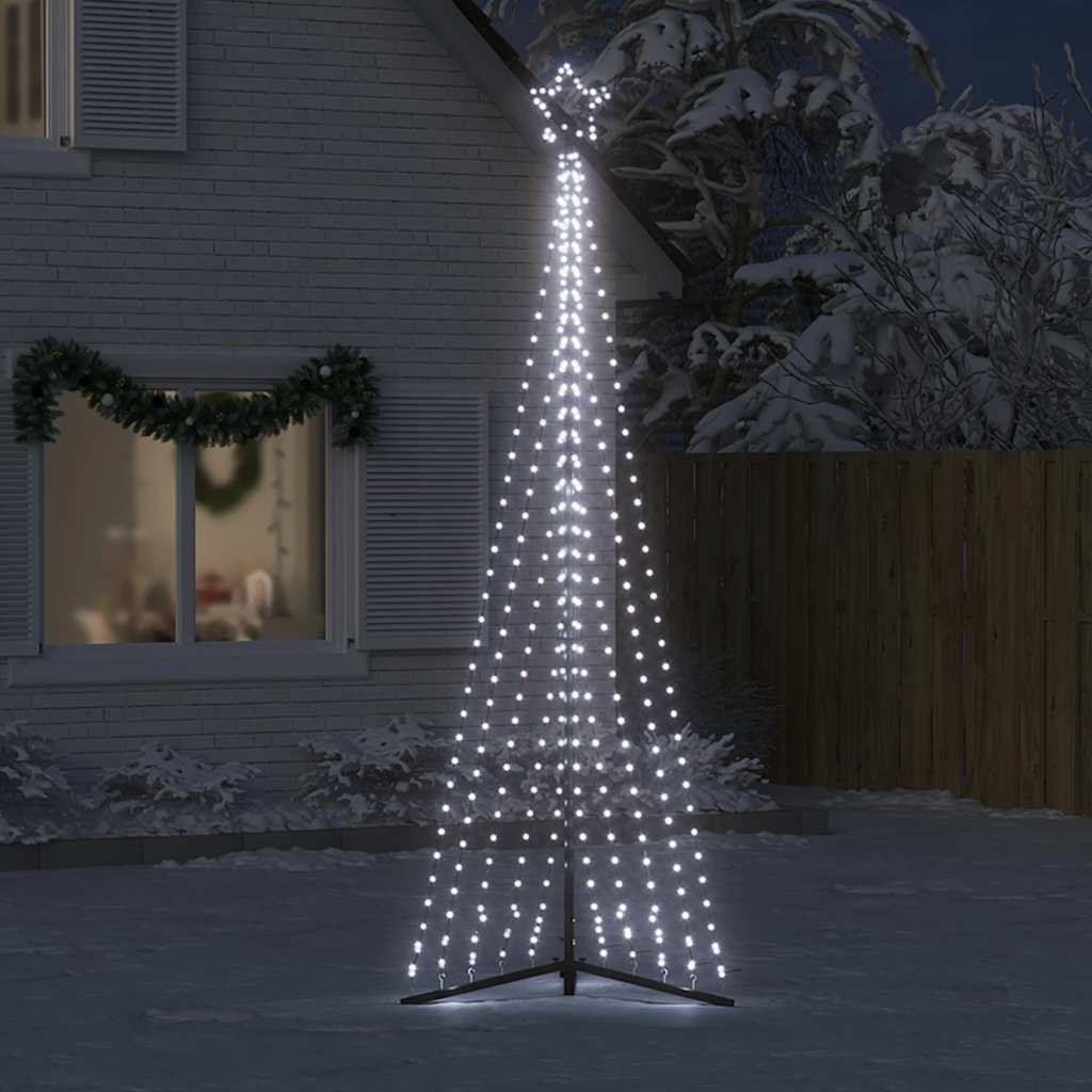Hideg fehér LED karácsonyfa 495 LED 300,5 cm 3