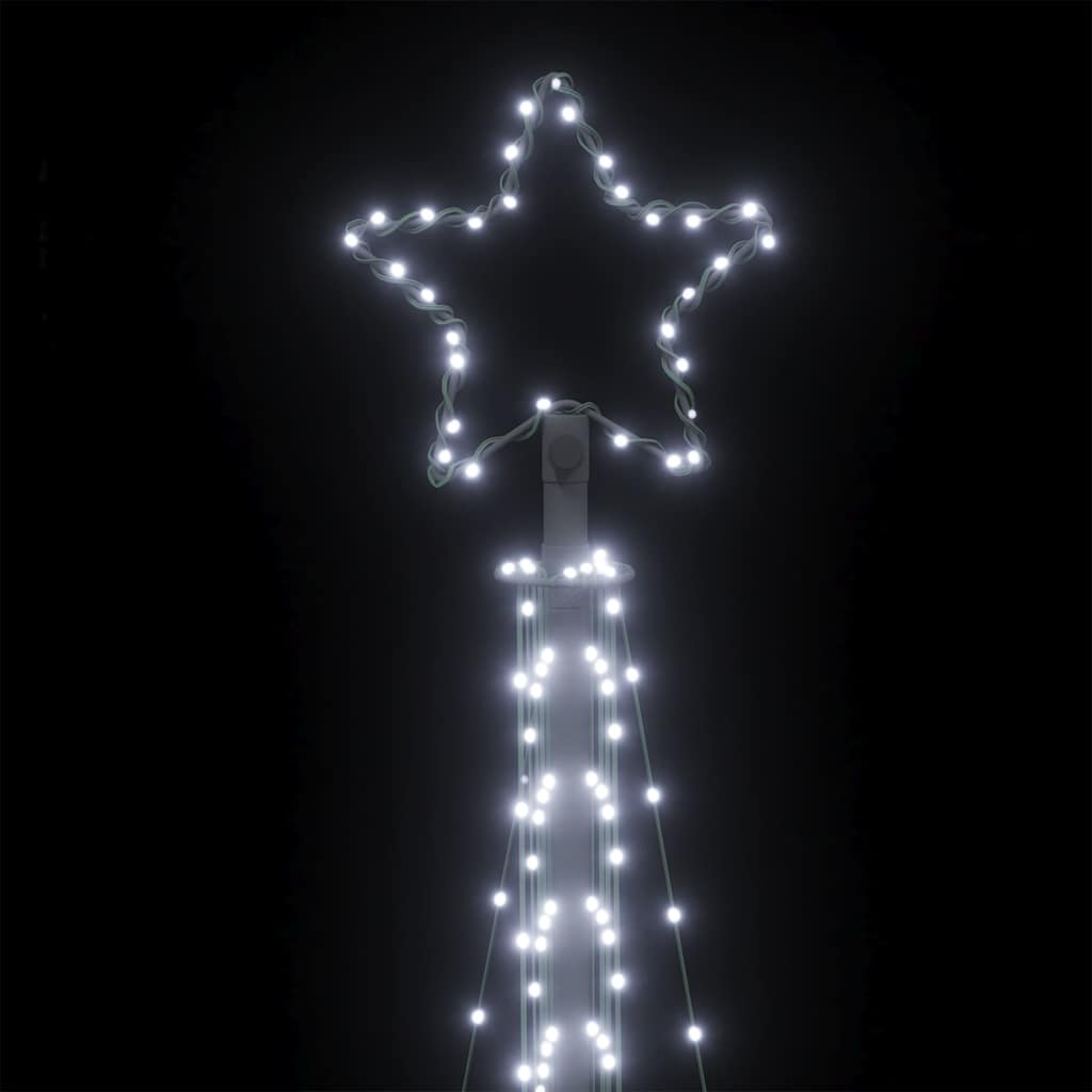 Hideg fehér LED karácsonyfa 495 LED 300,5 cm 10