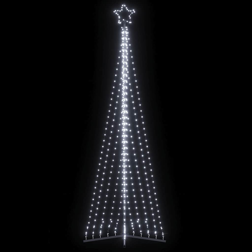 Hideg fehér LED karácsonyfa 495 LED 300,5 cm