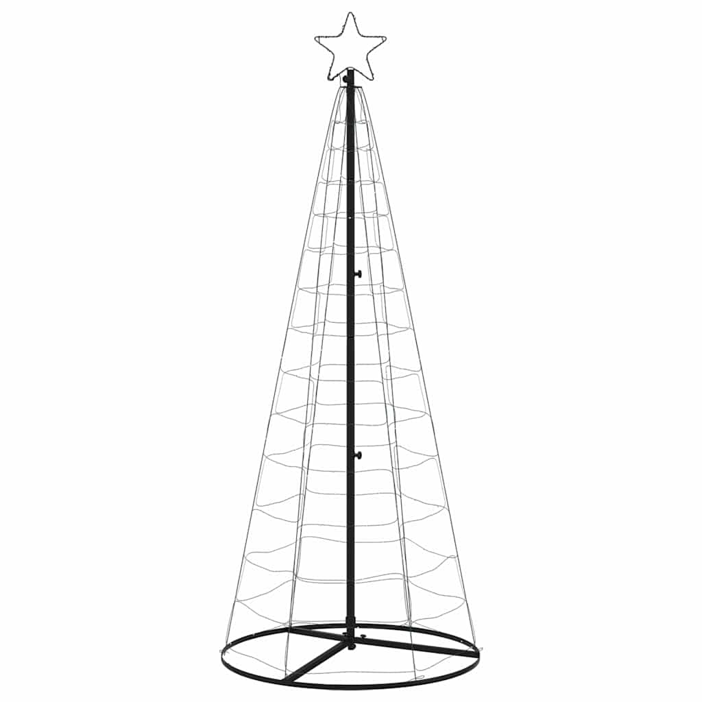 Színes LED karácsonyfa 200 LED 180 cm 4