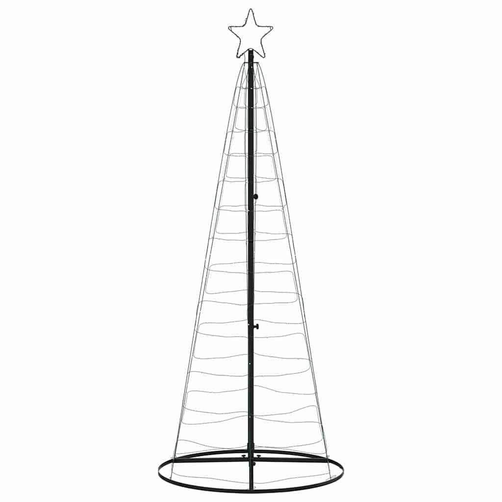 Színes LED karácsonyfa 200 LED 180 cm 5