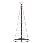 Színes LED karácsonyfa 200 LED 180 cm 6