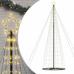 Meleg fehér LED karácsonyfa 1534 LED 500 cm 2