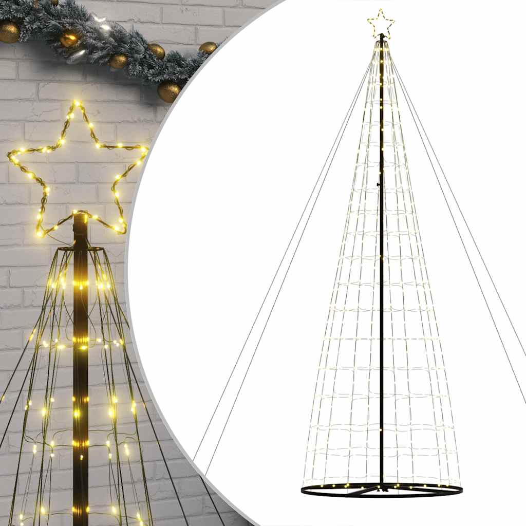 Meleg fehér LED karácsonyfa 1534 LED 500 cm 2