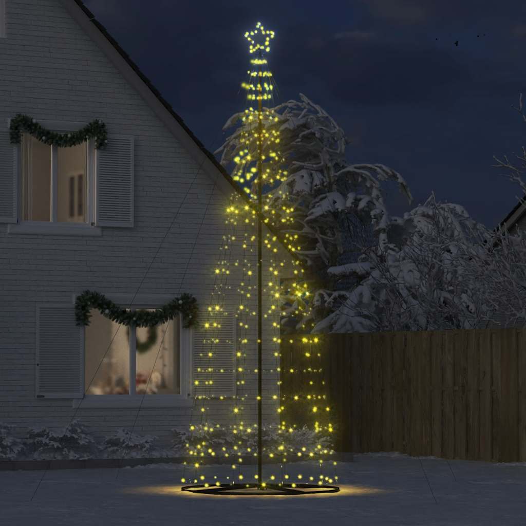 Meleg fehér LED karácsonyfa 1534 LED 500 cm 3