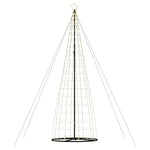 Meleg fehér LED karácsonyfa 1534 LED 500 cm 6