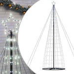 Hideg fehér LED karácsonyfa 1534 LED 500 cm 2