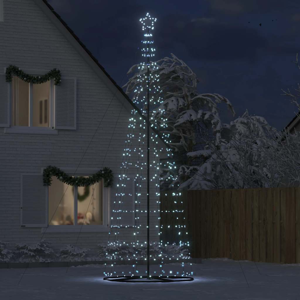 Hideg fehér LED karácsonyfa 1534 LED 500 cm 3