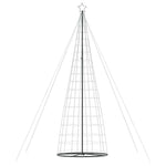 Hideg fehér LED karácsonyfa 1534 LED 500 cm 4