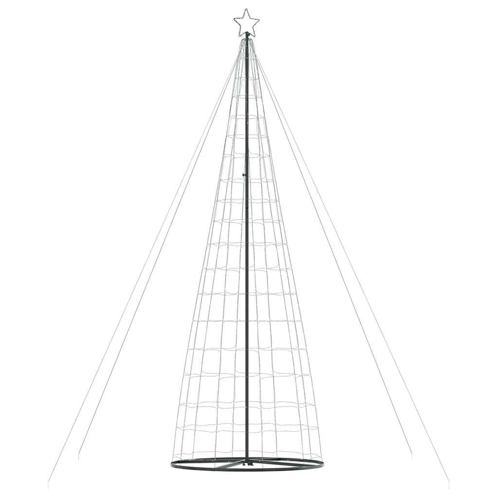 Hideg fehér LED karácsonyfa 1534 LED 500 cm 4
