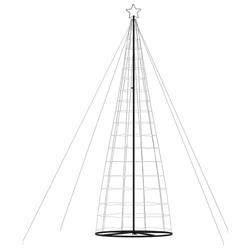 Hideg fehér LED karácsonyfa 1534 LED 500 cm 5