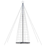 Hideg fehér LED karácsonyfa 1534 LED 500 cm 6