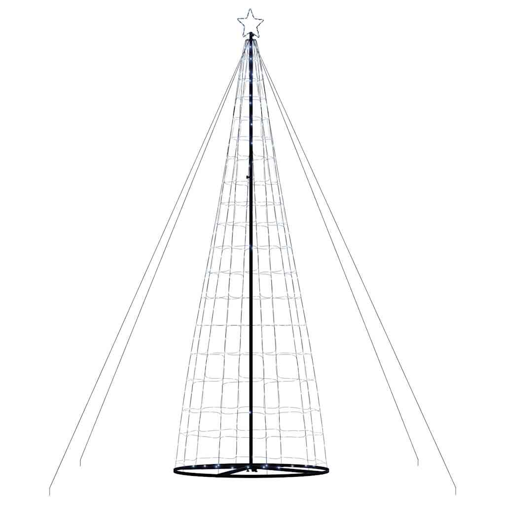 Hideg fehér LED karácsonyfa 1534 LED 500 cm 6