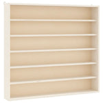 Fa gyűjtői vitrin 6 polccal 60x8,5x55cm 60x8,5x55 cm 2