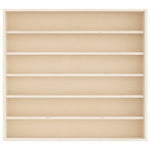 Fa gyűjtői vitrin 6 polccal 60x8,5x55cm 60x8,5x55 cm 4