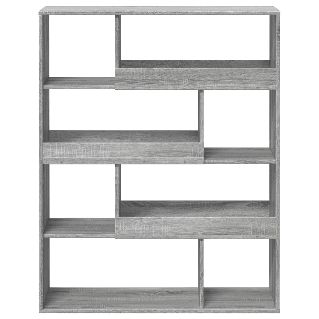 Szürke sonoma színű szerelt fa térelválasztó 100x33x125,5 cm 4