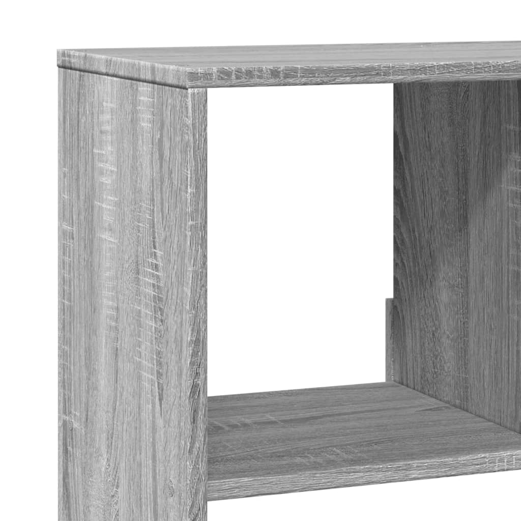 Szürke sonoma színű szerelt fa térelválasztó 100x33x125,5 cm 7