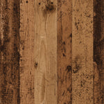 Antik fa színű szerelt fa térelválasztó 100 x 33 x 187,5 cm 8