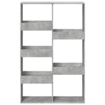 Betonszürke szerelt fa térelválasztó 100 x 33 x 155,5 cm 4