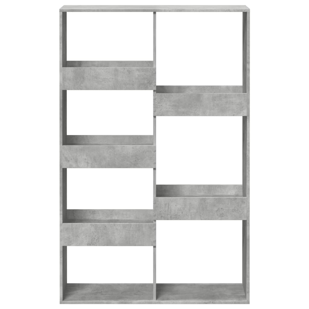 Betonszürke szerelt fa térelválasztó 100 x 33 x 155,5 cm 4