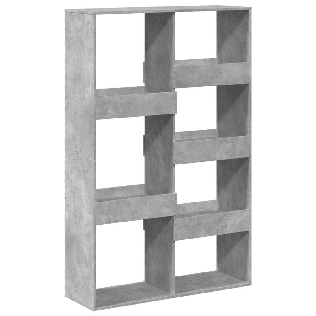 Betonszürke szerelt fa térelválasztó 100 x 33 x 155,5 cm 6