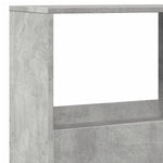 Betonszürke szerelt fa térelválasztó 100 x 33 x 155,5 cm 7
