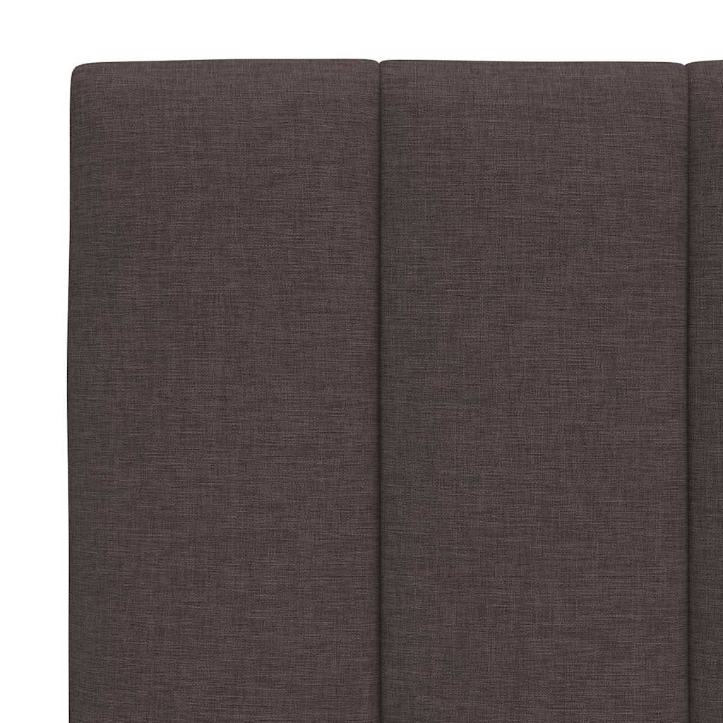 Sötétbarna szövet fejtámla párna Hanko 160 cm 7