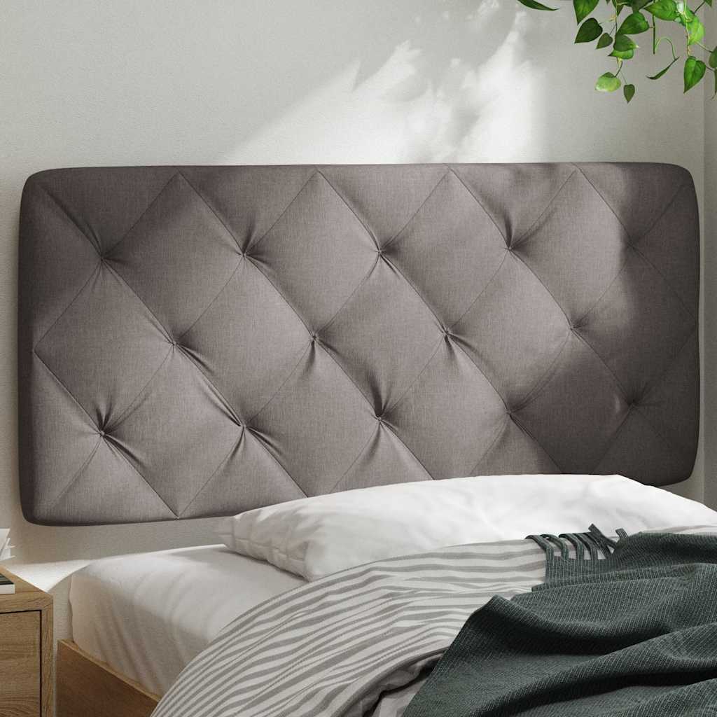Tópszínű szövet fejtámla párna 100 cm 3