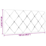 Tópszínű szövet fejtámla párna 100 cm 9