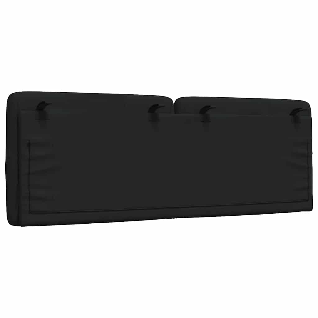 Fekete szövet fejtámla párna 120 cm 6