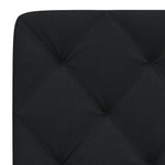 Fekete szövet fejtámla párna 120 cm 7