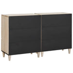 Széf 2 db 120 x 33,5 x 75 cm tömör mangófa Fehér 6