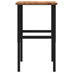 Világosbarna tömör tölgyfa munkapad 100 x 60 x (71,5-98) cm 7