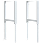 Tömör bükkfa négyszög alakú munkapad 100 x 60 x (73-99,5) cm 5