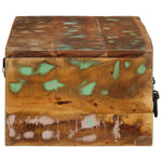 Tömör újrahasznosított falra szerelhető TV-szekrény 100x30x19cm 6